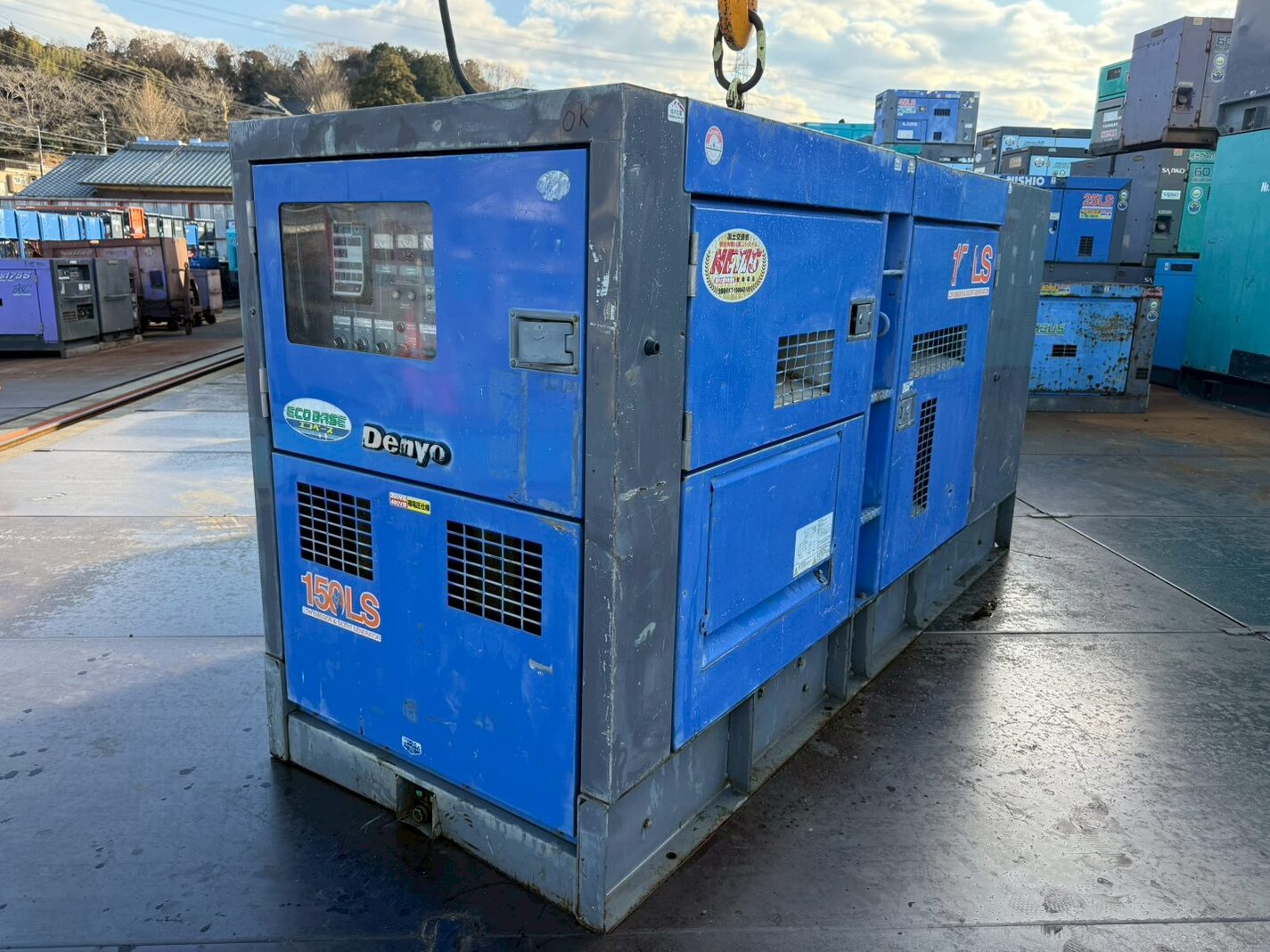 中古発電機 DCA-150LSKE #215-1