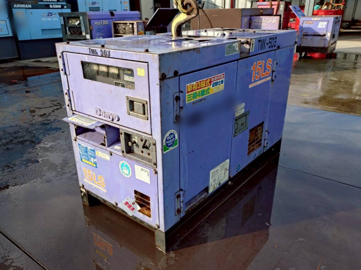 中古発電機 DCA-15LSK #204-1