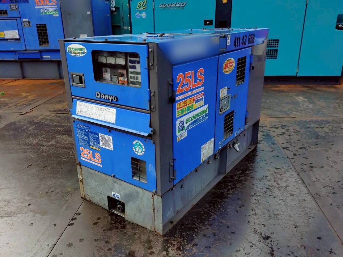 中古発電機 DCA-25LSKE #214-1