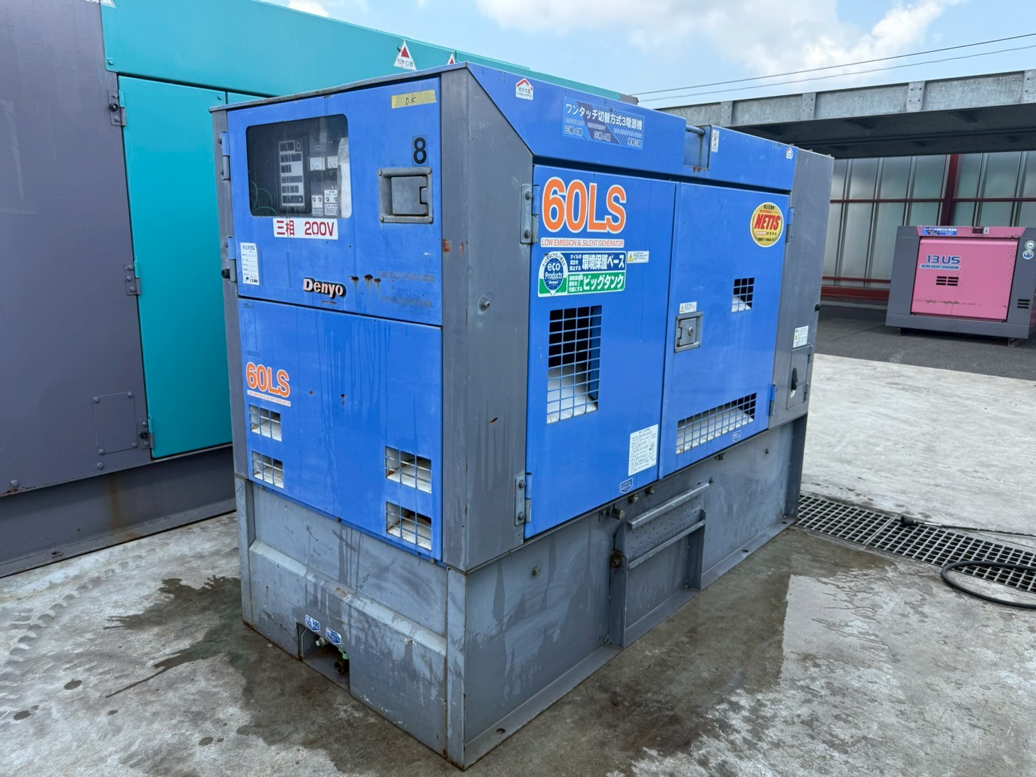 中古発電機 DCA-60LSIB #200-1