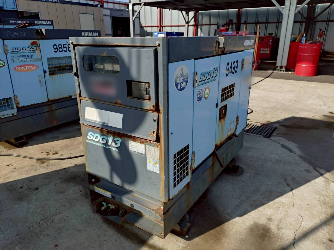 中古発電機 SDG13S-7B1N #217-1