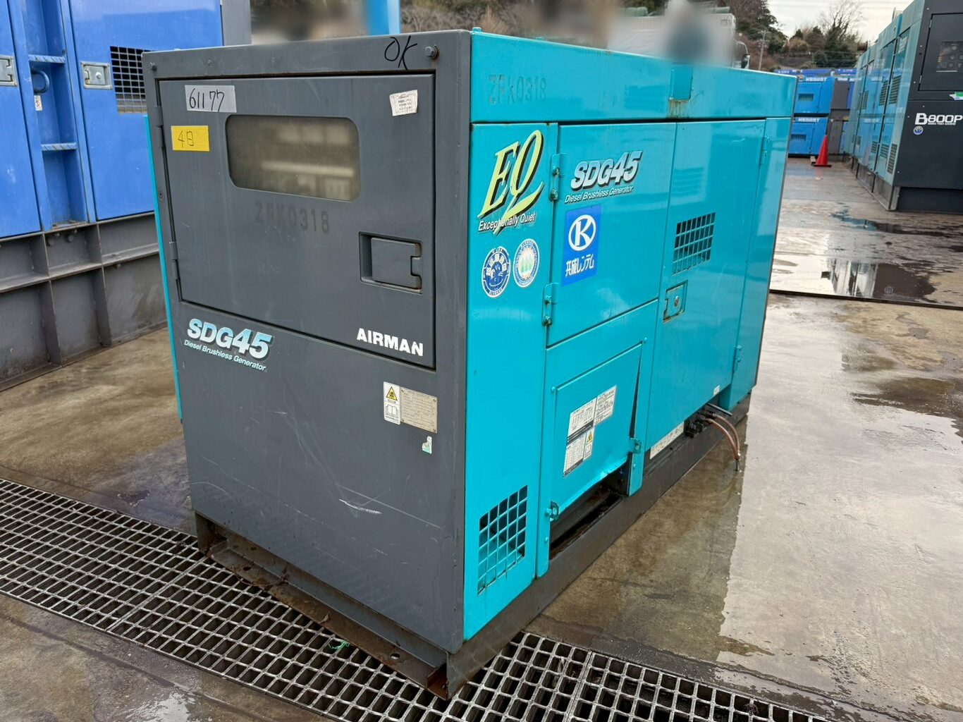 中古発電機 SDG45S #227-1